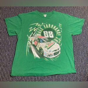 Dale Earnhardt Jr.  Green Mountain Dew #88 NASCAR Racing Shirt Mens XL Hendrick
